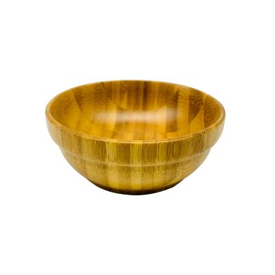 China Sustainable Wooden Bowl Children's Bowl Sustainable Handmade Wooden Tableware Natural Eco Friendly Bamboo Bowls for sale