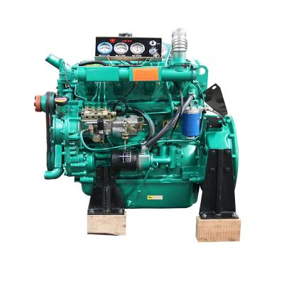 China Weifang diesel engine R4105ZD 56KW 76HP water cooled diesel engine used for fire pump diesel engine for sale