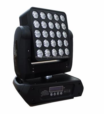 China Hotel Newest Design 25*15W RGBW 4IN1 LED Eastsun Matrix Multicolor Blinder Moving Head Light for sale