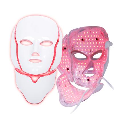 China Dye Removal CE Led Light Therapy 7 Colors Skin Care Mask Face Mask Therapy Mask For Acen for sale