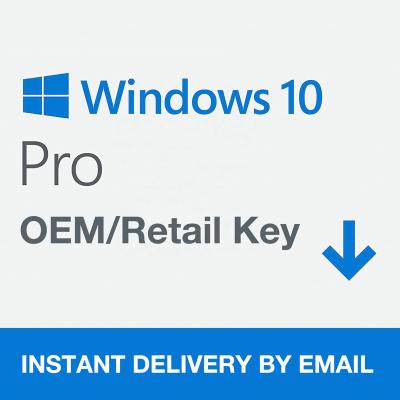 China Win10 Pro Digital Key 64bit/32 Bit Online Just Key Code 24 Hours Stock Delivery Ready Email Windows10 Pro for sale