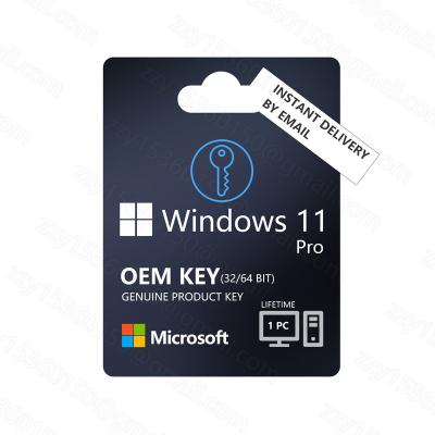 China Originally Windows 11 Pro OEM Operating System Software Online Key Windows 11 OEM Digital Key By Email Windows 11 Pro for sale