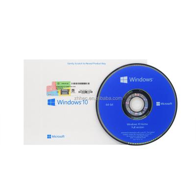 China Windows 10 Home OEM Box With DVD Full Package Use OEM Key Stable Original Windows 10 Home for sale