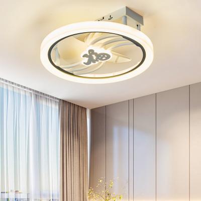 China Modern Round And Square Type Traditional Led Ceiling Lamp Fan Lamp New for sale