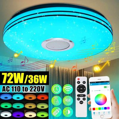 China Modern Amazon Hot Selling RGB Music App Music Remote Magic Control Ceiling Indoor Lamp for sale