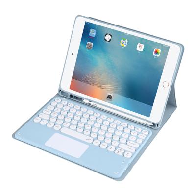 China 10.2 Inch Tablet Wireless Cases For iPad 9th Gen 2021 For iPad 8th Gen Case With Keyboard For iPad 7th Gen Keyboard Case With Touchpad for sale