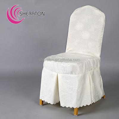 China Wholesale Durable Fancy Dobby China Style Wedding Good Quality Jacquard Chair Covers For Hotel for sale