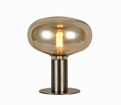 China Modern Modern Glass Table Lamp Lamp Body Desk Lamp For Hotel Guest Room Living Room Bedroom Wholesale Price for sale