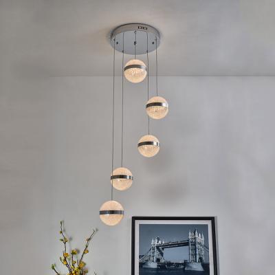 China Modern Crystal Chandelier Bubble Pendant Lights Modern Mini Crystal Chandelier Glass Pendant Light Chandelier for sale