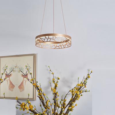 China Large Lighting Round Led Chandelier Pendant Penda Hotel Rooms Villa Best Selling Low Price LED Chandeliers Gold Modern Pendant Lights for sale