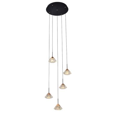 China Simple Pendent Light Golden Chandelier 5 Desgin Modern Style For Dining Room Living Room Home Apartment for sale