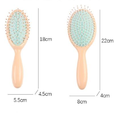 China Wet & Dry Flexible Cushion Private Label Hair Pad Massager Brush For Curly Hair Paddle Brush Detangling Comb With Fragrance Smell for sale