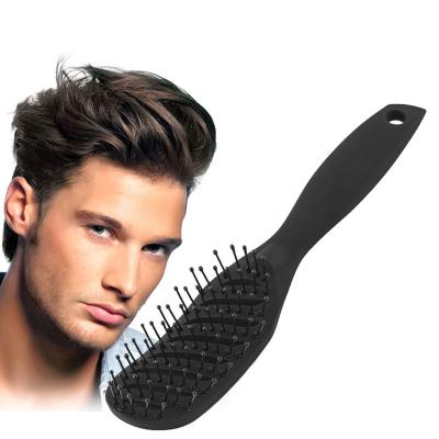 China Professional Salon Palette Handle Cavity Plastic Rib Styling Hair Brush for sale