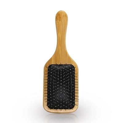 China Cushion Steel Pins Massage Wooden Hair Brush With Cushion, Custom Logo Wooden Wig Hair Brush for sale