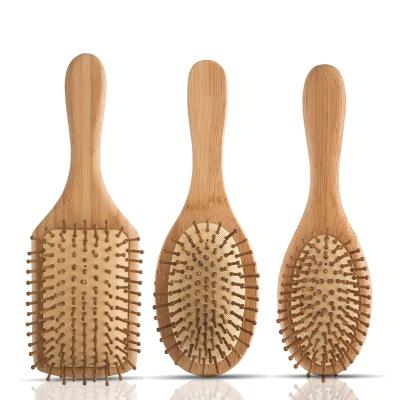 China Cushion Private Label Professional Eco Natural Bamboo Hair Pickup Brush Air Cushion for sale