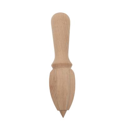 China $40044 Sustainable Wooden Citrus Juicer Reamer Beech 6.5 Inches For Bar Tool And Kitchen To Make Cocktail for sale