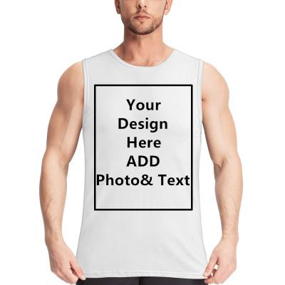 China Custom Logo Design Anti-pilling Men's Fitness Sports Y Back Tank Tops Gym Active Wear Tops String Tank Top Indoor Wear For Men for sale