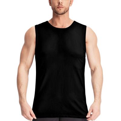 China Wholesale Custom Bodybuilding Mens Muscle Workout Stringer Gym Vest Fitness Singlet Cotton Anti-pilling Tank Tops for sale