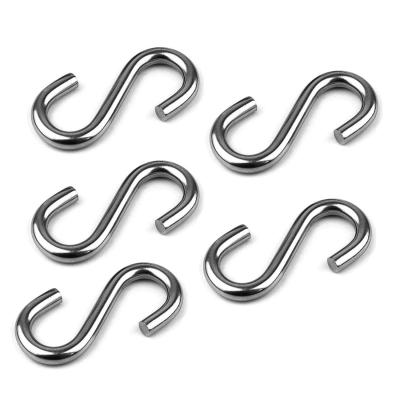 China Heavy Industry Marine Grade 316 Stainless Steel S Hook S Shaped Hooks Dangle Hooks for sale