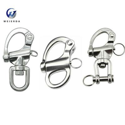 China Heavy Industry Marine Hardware 316 Stainless Steel Snap Swivel Towing Hitch For Sailboat &Diving Spinnaker Halyard for sale