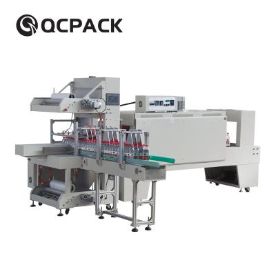 China Beverage Glass Bottle With Tray Shrink Packaging Machine for sale