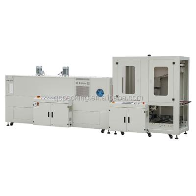 China BTX-6040A+BM-6040 Beverage PE Film Bottle Heat Shrink Tunnel Wrap Packing Machine for sale