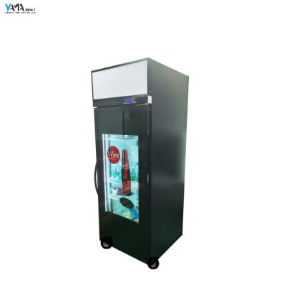 China Indoor See Through Transparent Android Display Fridge Doors For Beer With LCD Advertising Displays for sale