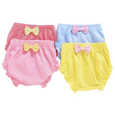 China 100% Cotton Baby Bread Pants NewUnderwear Cotton Shorts Baby Lace Up Bread Pants for sale