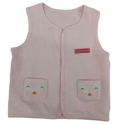 China Cute Fox 1688-113 Print Baby Upper Clothes for sale