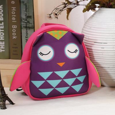 China Bearing Kawaii Owl Pattern Cute Bags School Bags For Baby Kids Girls for sale