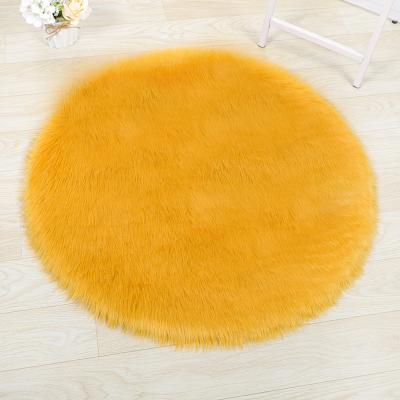 China Stain Resistant Logo Round Area Rug Carpet Rug Rug Handmade Custom Rug Covers Faux Hairy Fur for sale