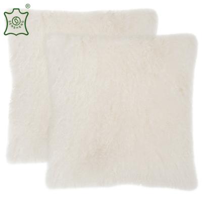 China Luxury Massage Australia Sheepskin Fur Wool Filled Interior PP Cotton Decorative Tile for sale