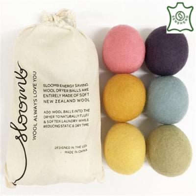 China 6-Pack XL Repeatedly Used Premium 100% Merino Wool Felt Laundry Dryer Balls New 2018 (Daily Use Items) for sale