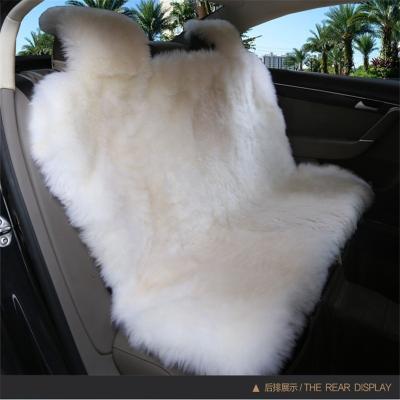 China Business / Luxury China Factory Custom Front Seat Felt Car Organizer Sheepskin Cushion for sale