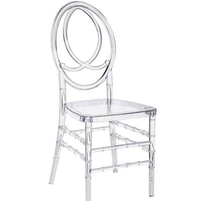 China Modern PC Material Chair Phoenix Chair To Wedding Clear Color Resin Chair for sale