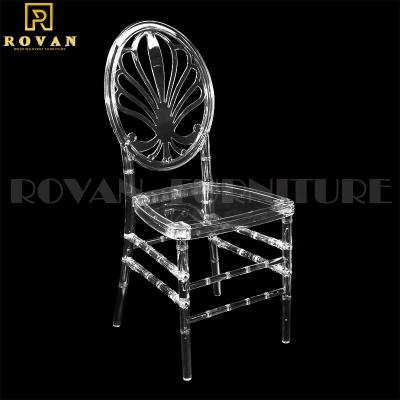 China Wholesale new arrivals hotel chair RV-419 clear acrylic tiffany royal wedding dining hotel chair furniture for sale