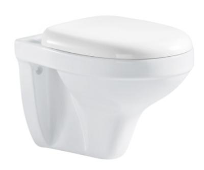 China Modern Double-Flow WC Wall-hung Two Piece Toilet Bowl Washdown Toilet European Wall Hung Toilet for sale