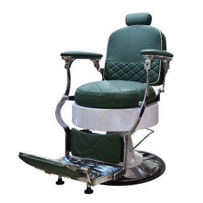 China Super Comfortable Luxury Men's Furniture Barber Chair For Salon Reclining Heavy Duty Reclining Barber Chair For Hair Salon for sale