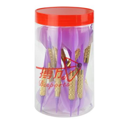 China Standard High Quality Brass Dart Sets 18 Packs With Soft Tip for sale