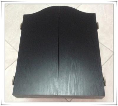 China MDF Quality Pile Solid Wood Dart Board With Cabinet, Deluxe Cabinet And Darts for sale