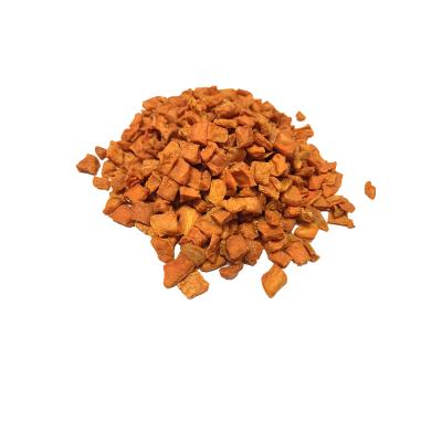 China Safety Dry Green Food Puffed Dried Carrot 10x10x3mm for sale