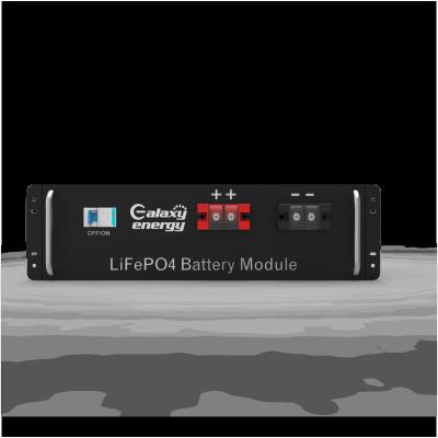 China 12.8V 100Ah Solar Rack-Mount Battery Battery - Ion Power Supply-LFP-RECHARGEABLE--LiFePo4 Lithium Grid with Built-in BMS-4U GE12100 for sale