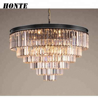 China Modern American Country Style Luxury K9 Crystal Chandelier Home Crystal Chandelier for sale