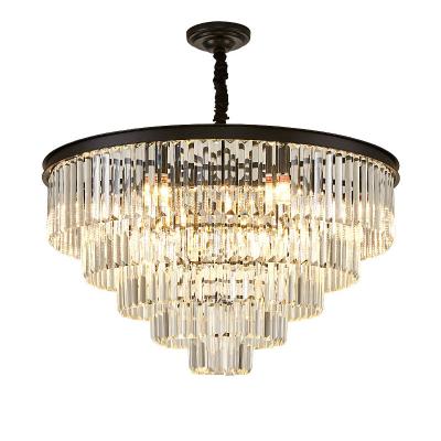 China Modern American K9 style crystal chandelier for living room or cafe deco for sale