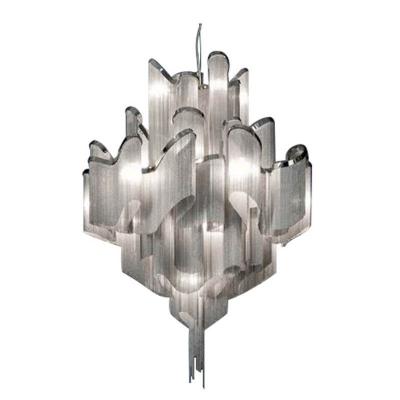 China Contemporary Luxury Aluminum Chain With E14 Bulb Modern Large Hotel Lobby Chandelier for sale