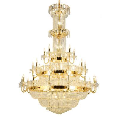 China Living room/villa/hotel chandelier/cafe long for hotel lobby large high ceiling loft pendant light for sale