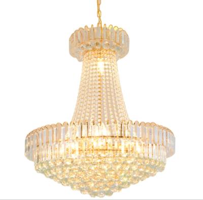 China Modern European Style Gold Or Chrome Color With Clear K9 Crystal Ball Chandelier for sale