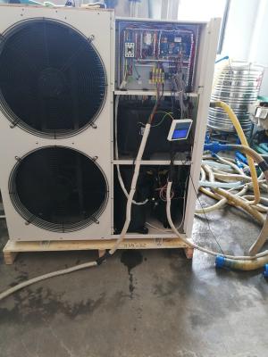 China Sistema de controlo quente do aquecedor de água 80℃ da bomba de calor da fonte de ar da piscina 21KW auto à venda