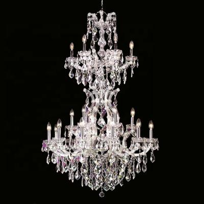 China Decoration Crystal Led Light Lighting Luxury Maria Theresa Crystal Chandelier Big Chandelier Lighting for sale