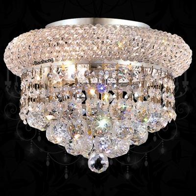 China Mini small outdoor mounted ceiling light 25cm crystal 10